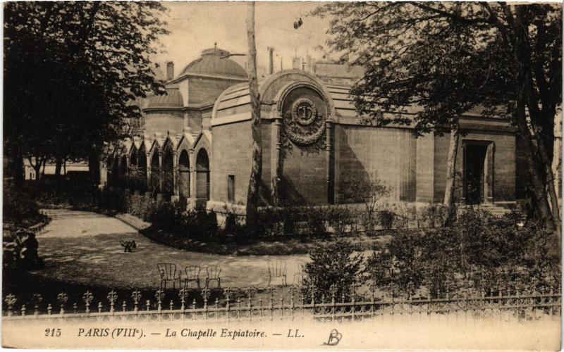 Carte postale ancienne Paris 8e Chapelle Expiatoire à Paris 8e