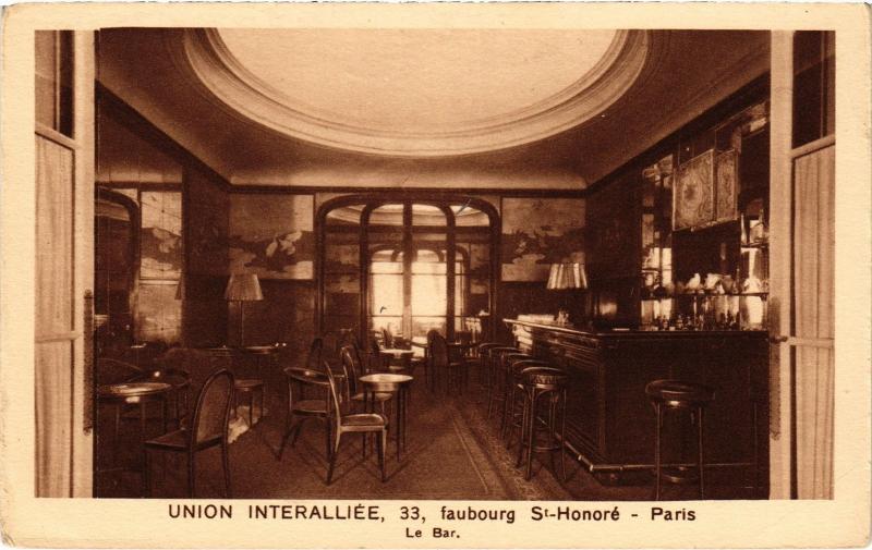 Carte postale ancienne Paris 8e 33, Fg Saint-Honoré Union Interalliee à Paris 8e