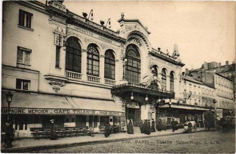 Carte postale ancienne Théâtre Victor-Hugo à Paris 18e