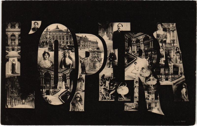 Carte postale ancienne Paris 9e L'Opéra à Paris 9e