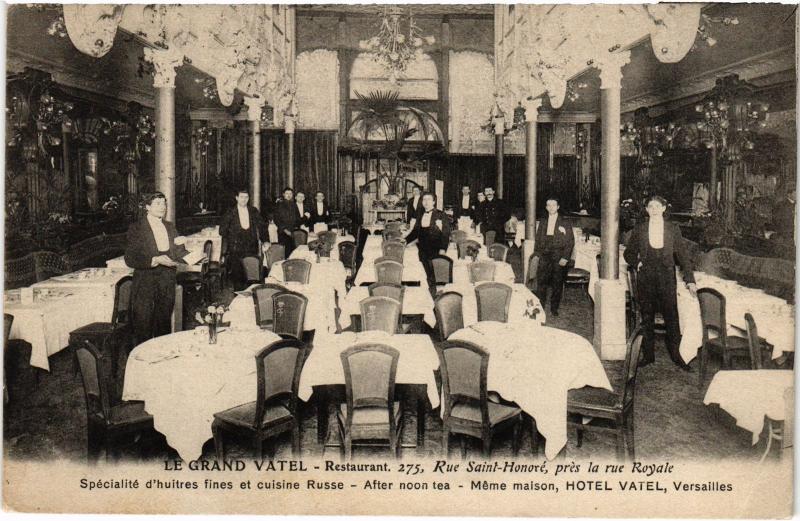 Carte postale ancienne Paris 8e 275, Rue Saint-Honoré Le Grand Vatel à Paris 8e