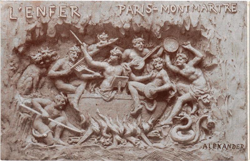 Carte postale ancienne L'Enfer à Paris 9e