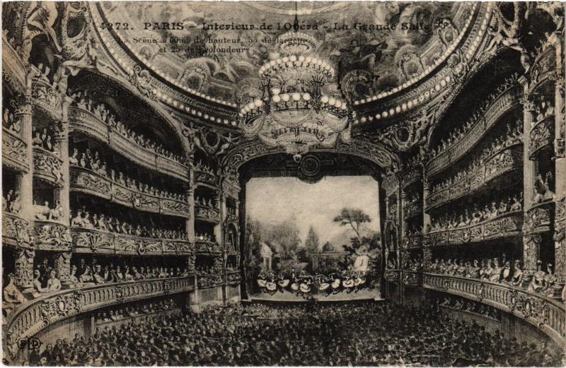 Carte postale ancienne Paris 9e Opéra interieur à Paris 9e