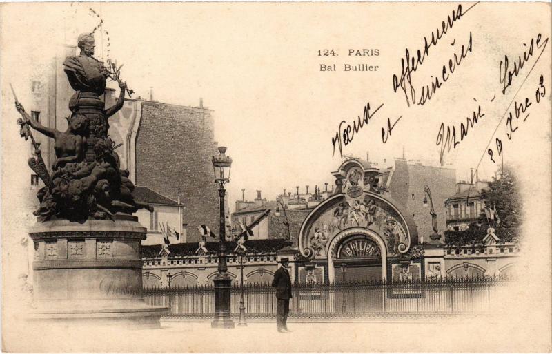 Carte postale ancienne Bal Bullier à Paris 5e