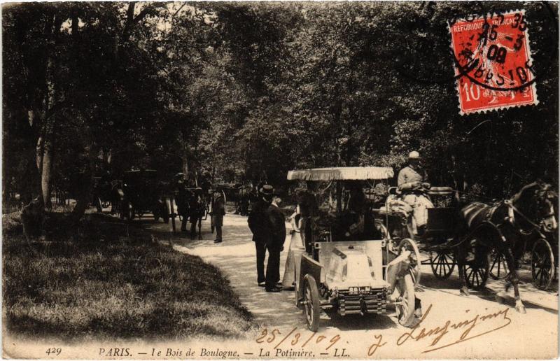 Carte postale ancienne Bois de Boulogne - La Potinière à Paris 16e