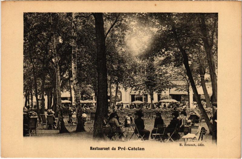 Carte postale ancienne Restaurant du Pré Catelan à Paris