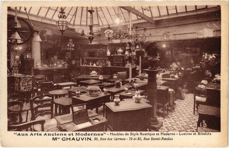Carte postale ancienne Paris 5e 36, rue des Carmes Meubles Chauvin à Paris 5e