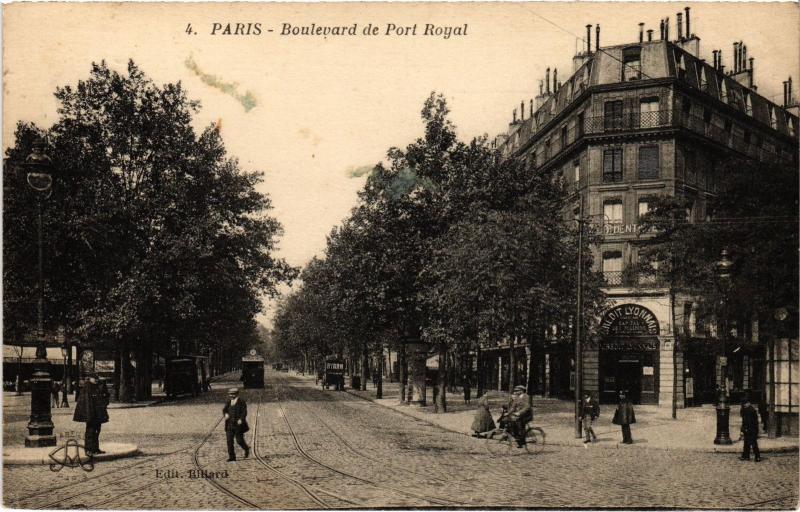 Carte postale ancienne Boulevard de Port-Royal à Paris 5e