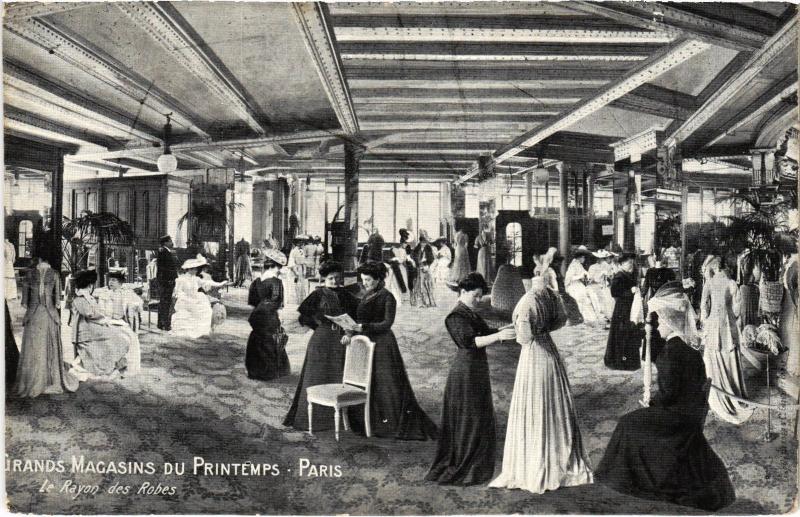 Carte postale ancienne Paris 9e Gds Magasins du Printemps à Paris 9e
