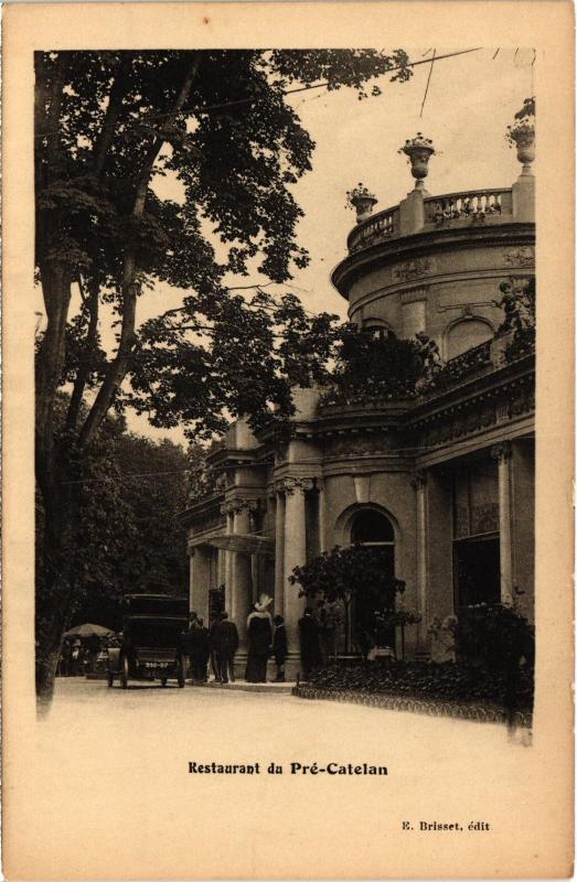 Carte postale ancienne Restaurant du Pré-Catelan à Paris