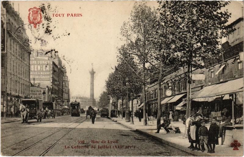 Carte postale ancienne Tout Paris 12e Rue de Lyon à Paris 12e