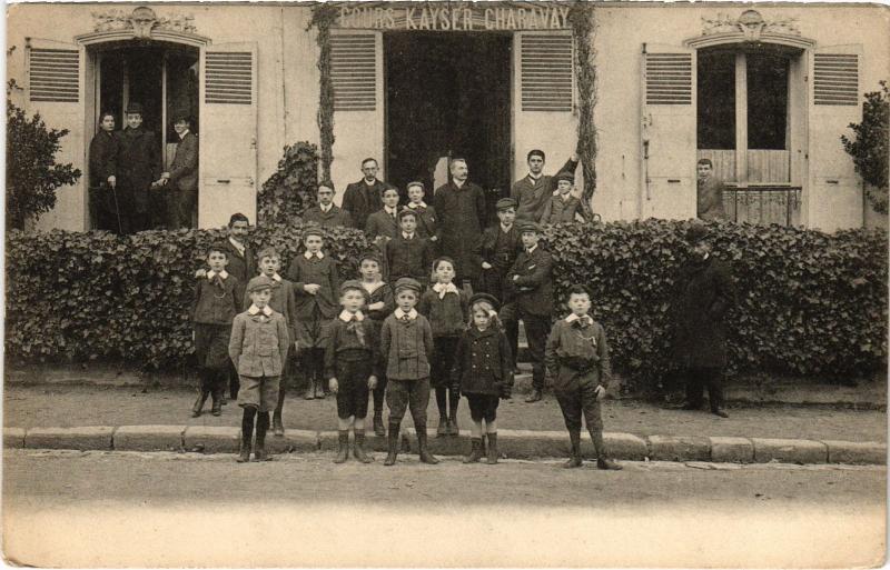 Carte postale ancienne Cours Kayser Charavay à Paris 16e