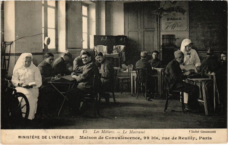 Carte postale ancienne Paris 12e 99, rue de Reuilly Maison de Convalescence à Paris 12e