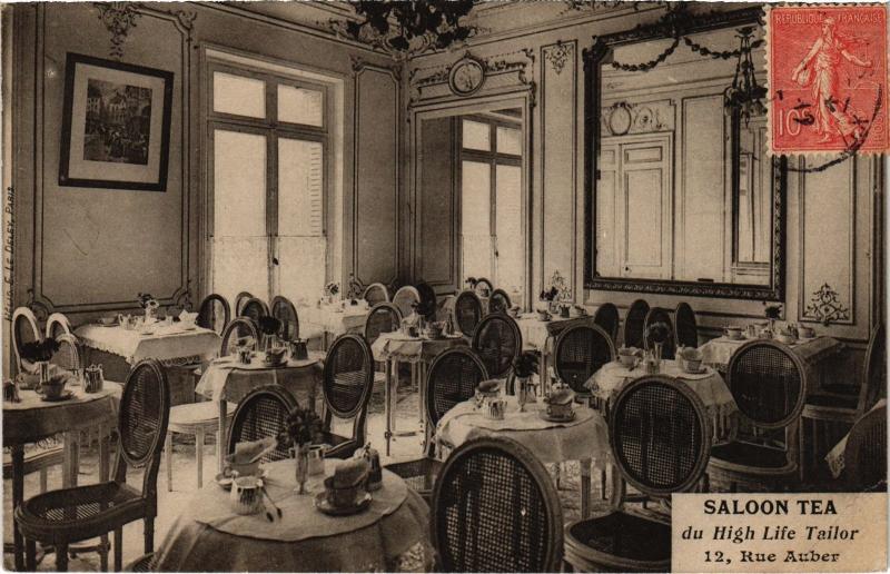 Carte postale ancienne Paris 9e 12, Rue Auber High Life Tailor à Paris 9e