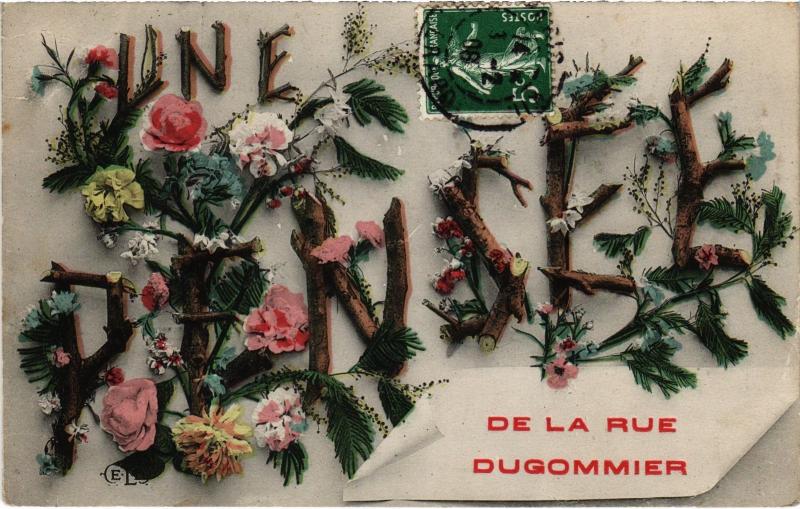 Carte postale ancienne Souvenir Paris 12e Rus Dugommier à Paris 12e