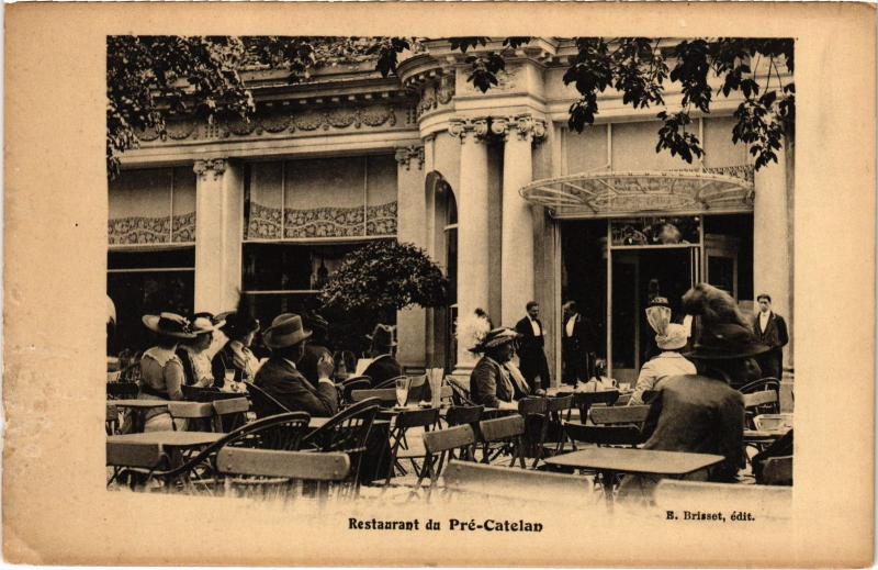 Carte postale ancienne Restaurant du Pré-Catelan à Paris