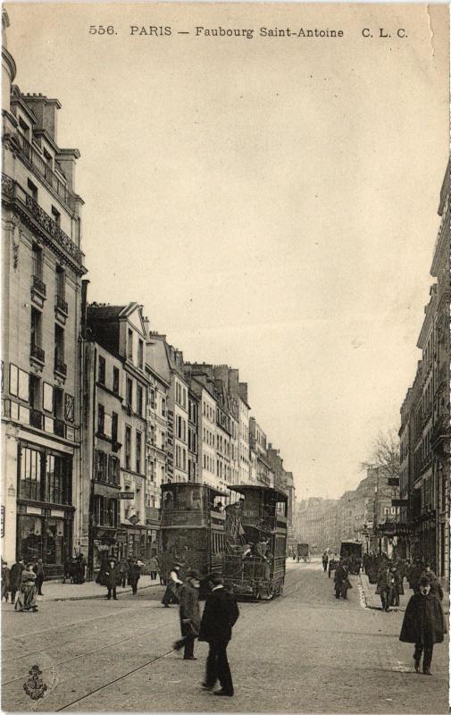 Carte postale ancienne Paris 11e Fg Saint-Antoine à Paris 11e