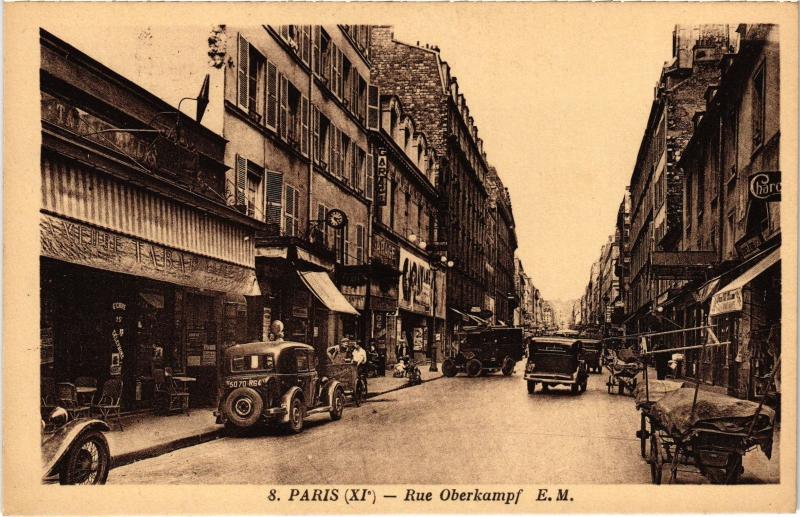 Carte postale ancienne Paris 11e Rue Oberkampf à Paris 11e