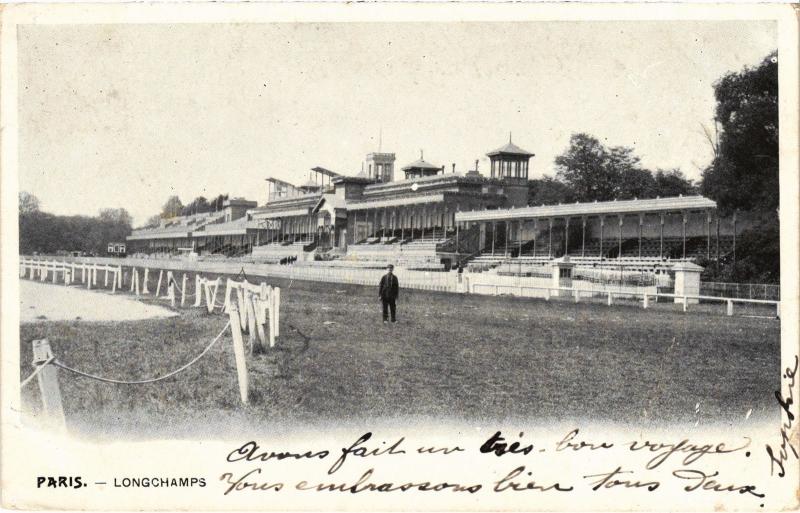 Carte postale ancienne Longchamps à Paris 16e