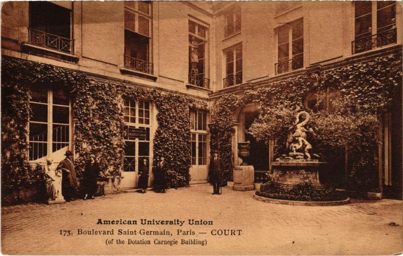 Carte postale ancienne Paris 6e 173, Bd Saint-Germain American University Union à Paris 6e