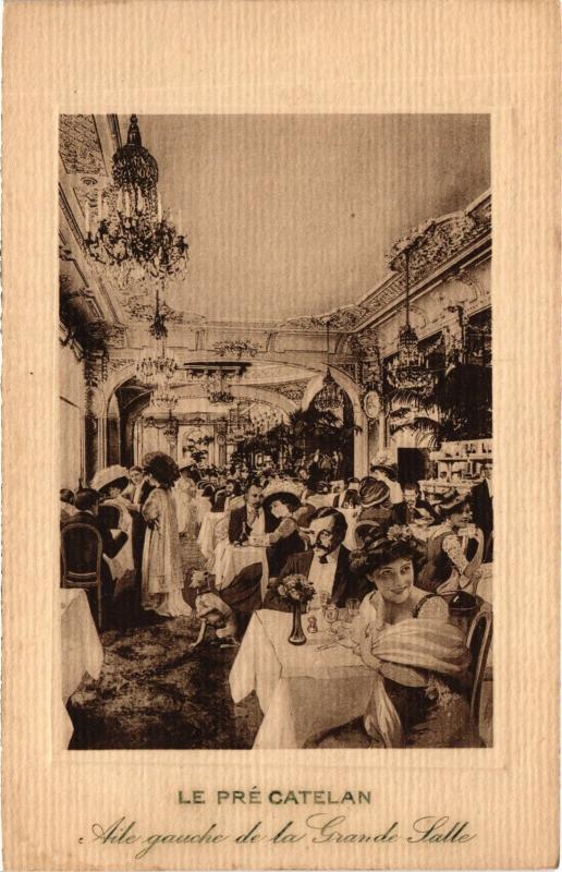 Carte postale ancienne Le Pré-Catelan - Aile gauche de la Grande Salle à Paris