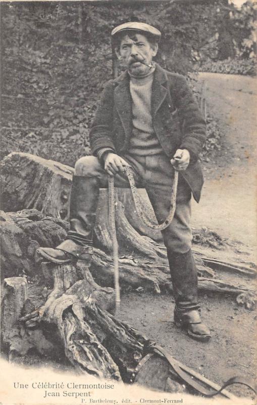 Carte postale ancienne Une Celebrite Clermontoise - Jean Serpent
