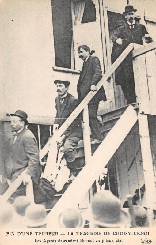 Carte postale ancienne Fun D'Une Terreur - La Tragedie De Choisy Le Roi - Bonnot à Choisy-le-Roi