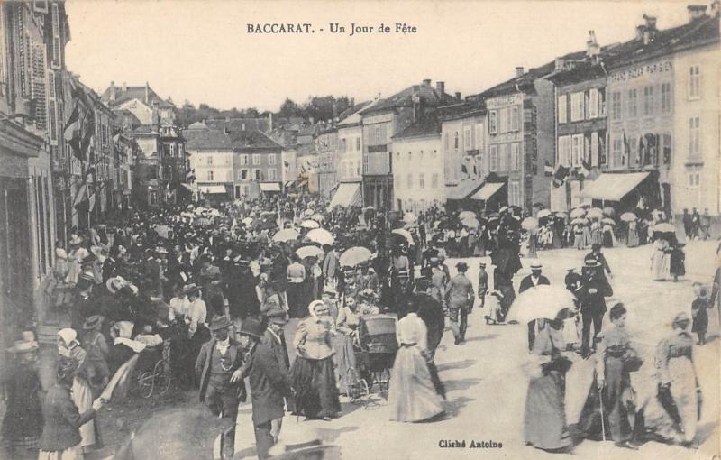 Carte postale ancienne Baccarat - Un Jour De Fete à Baccarat