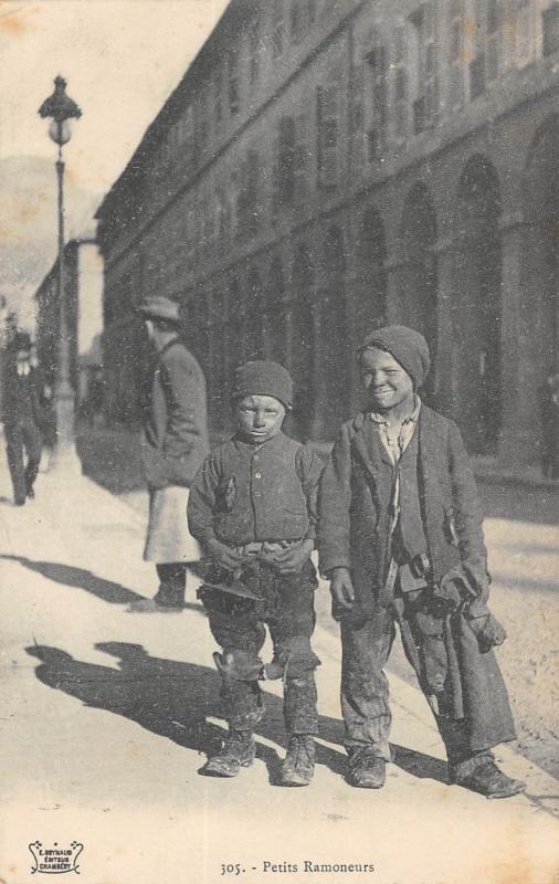 Carte postale ancienne Savoie - Petits Ramoneurs