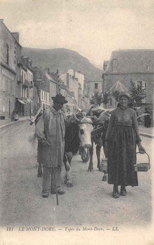 Carte postale ancienne Le Mont Dore - Types Du Mont Dore à Mont-Dore
