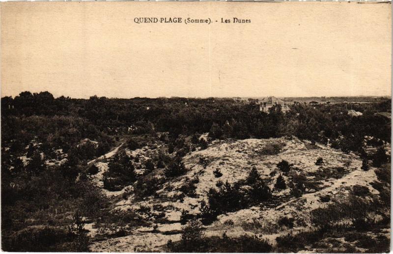 Carte postale ancienne Quend Plage les Pins les Dunes à Quend