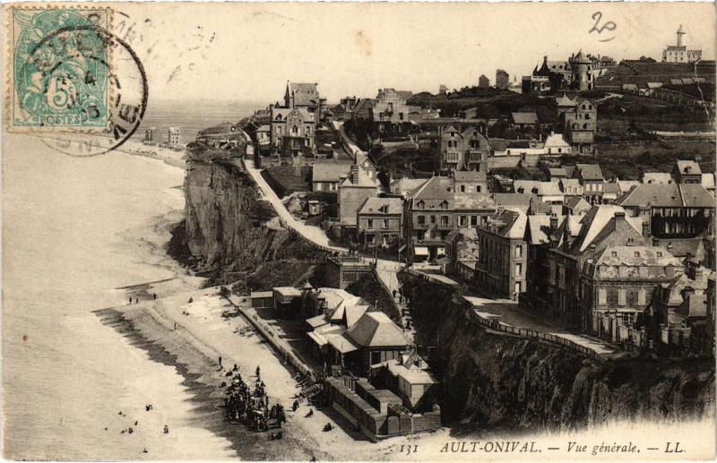 Carte postale ancienne Ault vue generale