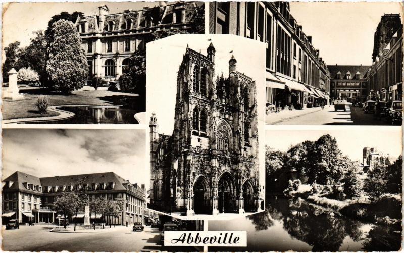 Carte postale ancienne Abbeville souvenir à Abbeville