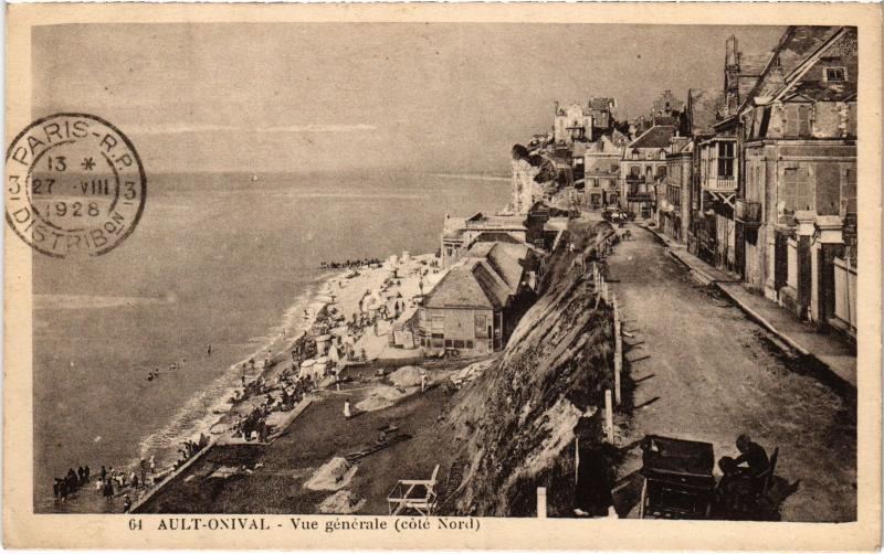 Carte postale ancienne Ault vue generale