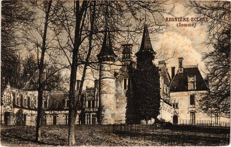 Carte postale ancienne Regniere Ecluse