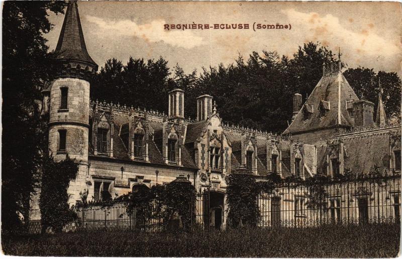 Carte postale ancienne Regniere Ecluse