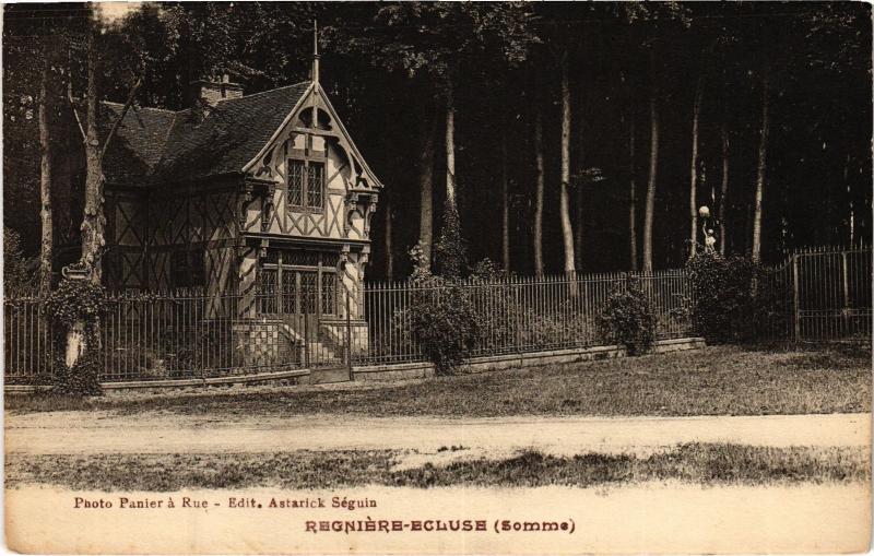 Carte postale ancienne Regniere Ecluse