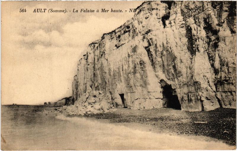 Carte postale ancienne Ault la Falaise a Mer haute