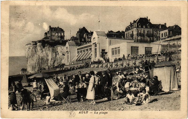 Carte postale ancienne Ault la plage