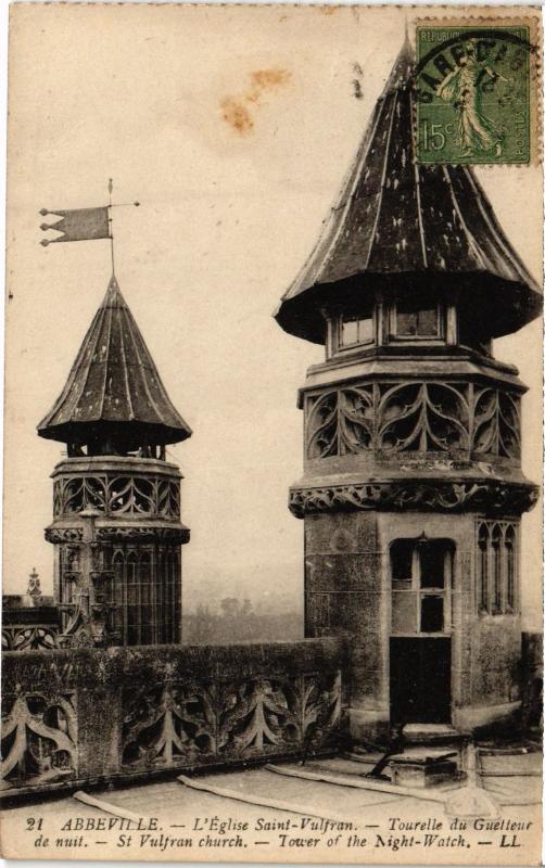 Carte postale ancienne Abbeville Eglise Saint-Vulfran à Abbeville