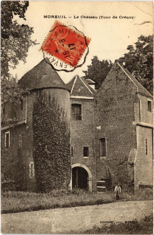 Carte postale ancienne Moreuil le chateau à Moreuil