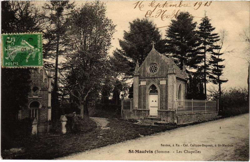 Carte postale ancienne St Maulvis les Chapelles