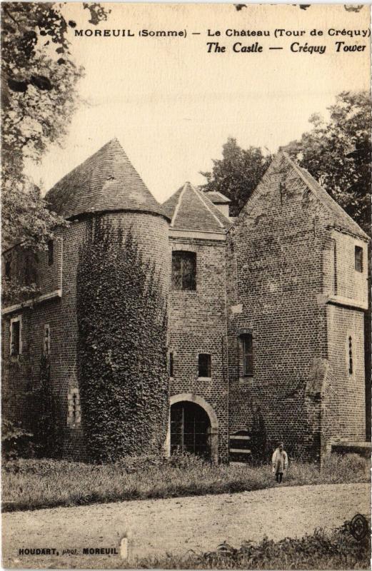 Carte postale ancienne Moreuil le chateau à Moreuil