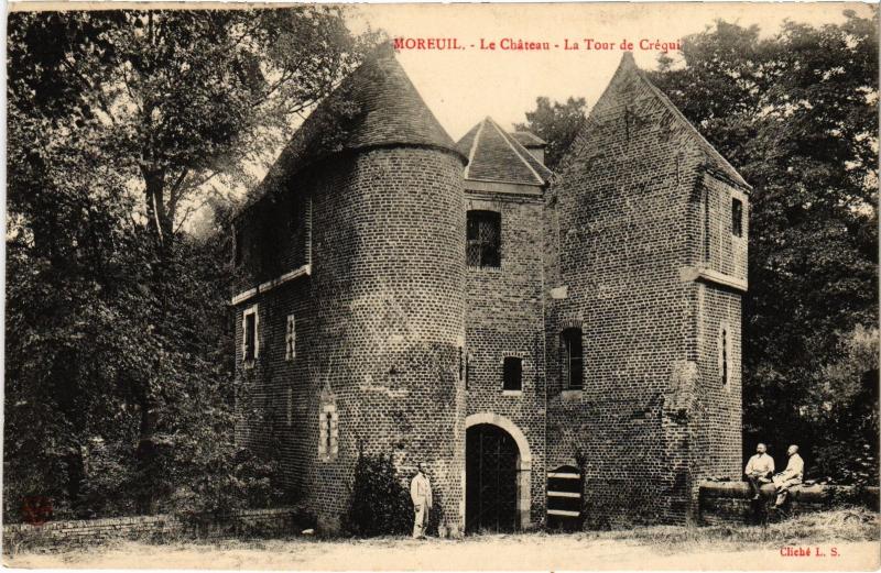 Carte postale ancienne Moreuil le chateau à Moreuil