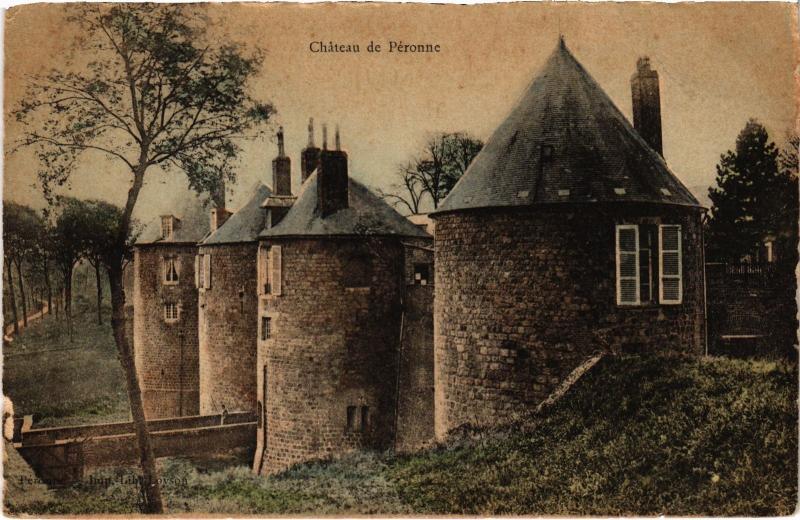 Carte postale ancienne Peronne le chateau