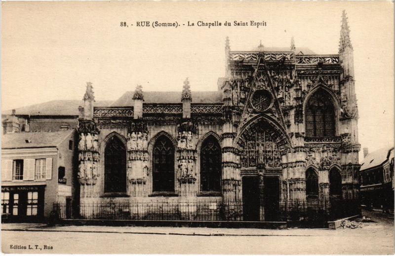 Carte postale ancienne Rue Chapelle du Saint-Esprit