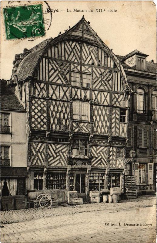 Carte postale ancienne Roye la maison