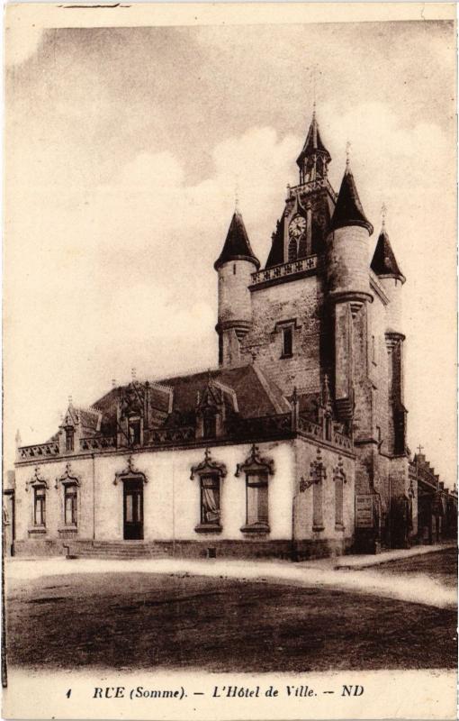 Carte postale ancienne Rue Hotel de Ville