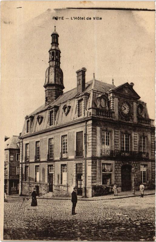Carte postale ancienne Roye Hotel de Ville