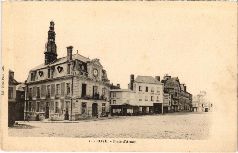 Carte postale ancienne Roye Place d'Armes